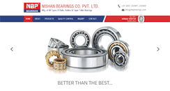 Desktop Screenshot of nbpbearings.com